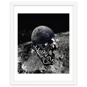 Lunar Moon Planet Astronaut by Wild Style