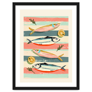 Sardines On Stripes by Branka Kodžoman