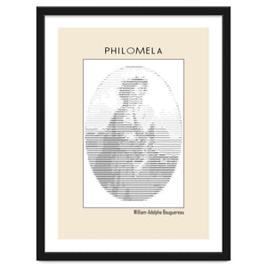 Philomela – William Adolphe Bouguereau (1861) – Ascii Art by Doa Project