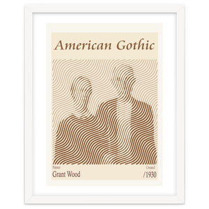 American Gothic – Grant Wood (1930) by Doa Project