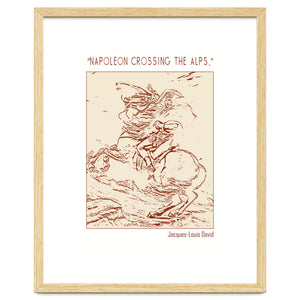 “napoleon Crossing The Alps,” – Jacques Louis David by Doa Project