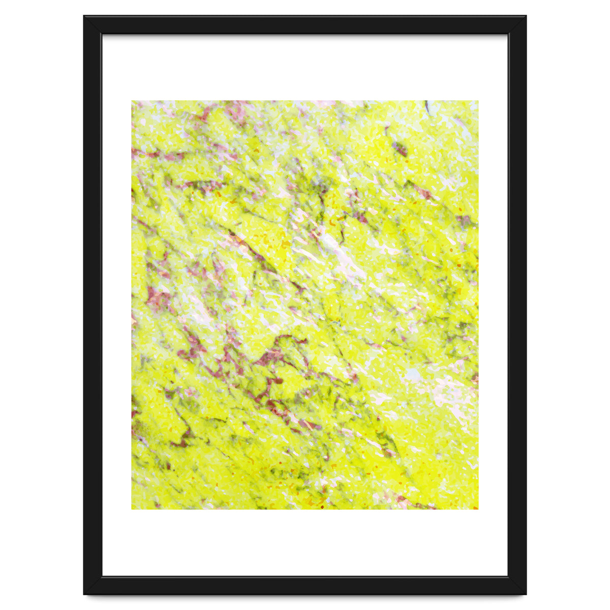 Lemon & Pink Marble