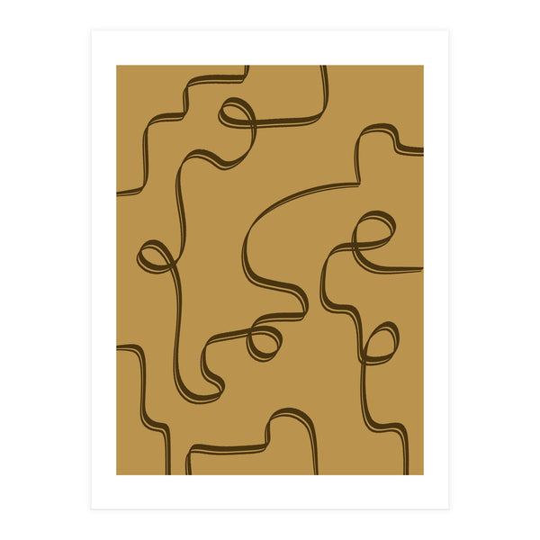Ribbon Dance on Sand (Print Only)