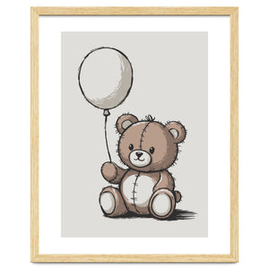 Cute Teddy Bear by Vicky Hanggara