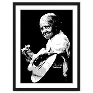 Elizabeth Cotten Folk and Blues Musician Legend by taurungka