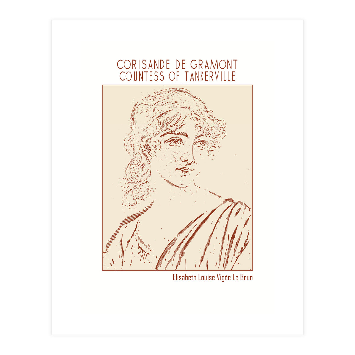 Corisande De Gramont, Countess Of Tankerville (Print Only)