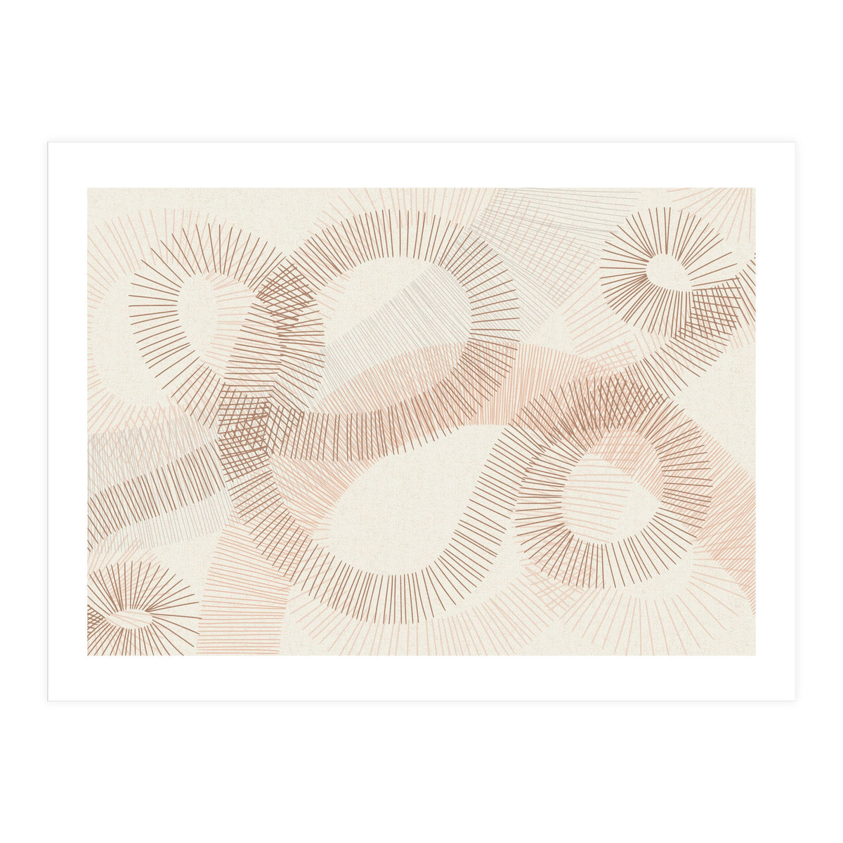 calming essentials Curved Lines sand (Print Only)