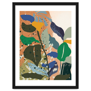 Abstract Leaves Close Up 3 by Annick