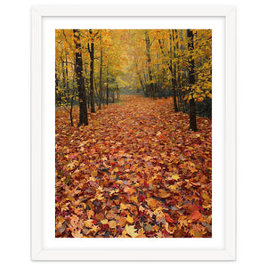 Ethereal Autumn Forest Path by artistic