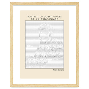 Portrait of Count Honoré de La Riboisière – Antoine-Jean Gros (ascii art) by Doa Project