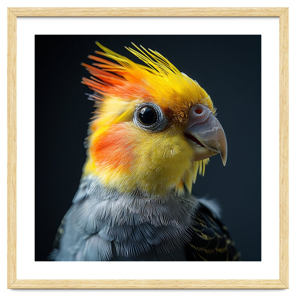 Cockatiel Parrot Bird Head