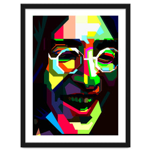 John Lennon Legend Pop Art WPAP by Artkreator