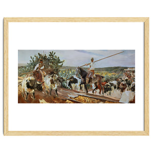'Andalusia, The Round Up', 1914, Oil on canvas, 358 x 766,5 cm. by Album