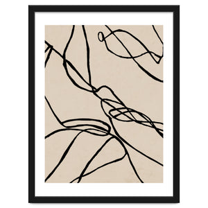 Lines on Bege by Art and Heart