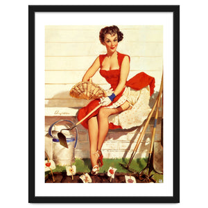 Sexy Lady With Her Little Garden by Hermes