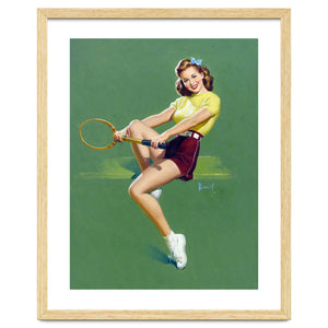 Pinup Tennis Player by Hermes