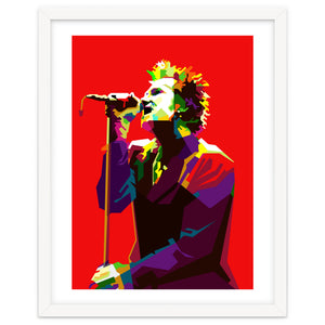 Scott Weiland Stone Temple Pilots Pop Art WPAP by Artkreator