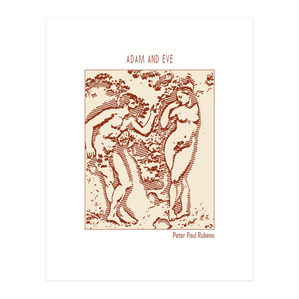 Adam And Eve (Print Only)