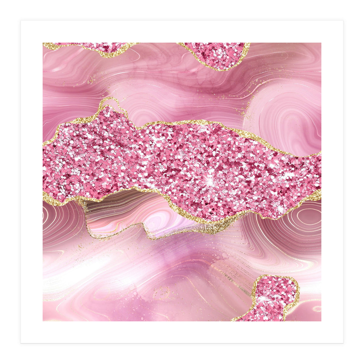 Agate Glitter Dazzle Texture 04 (Print Only)