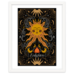 Enlighten Sun Print by Anis illustration