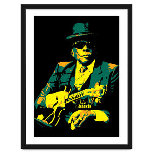John Lee Hooker American Blues Guitarist by taurungka