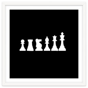 Chess Game Pieces by Baobab print store