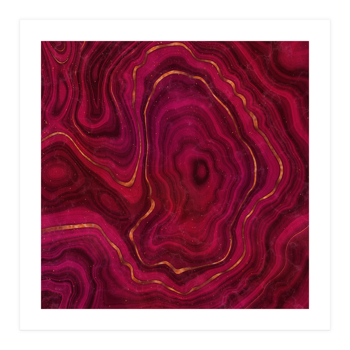 Red Agate Texture 05 (Print Only)