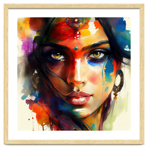 Radiant Bindi Hindu Portrait by Chromatic Fusion Studio
