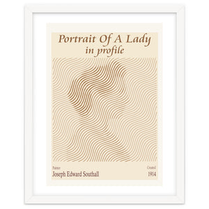 Portrait Of A Lady In Profile (1914) – Joseph Edward Southall (english, 1861 – 1944) by Doa Project