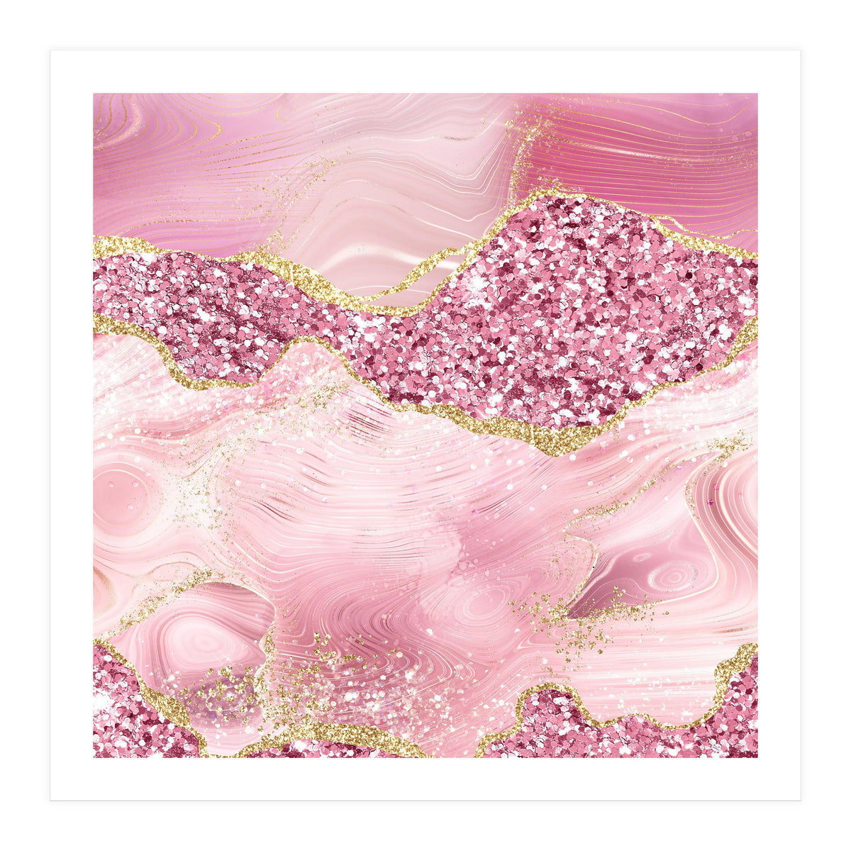 Agate Glitter Dazzle Texture 07 (Print Only)