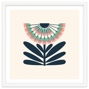 Pink Retro Allium by Taya Cosgrove