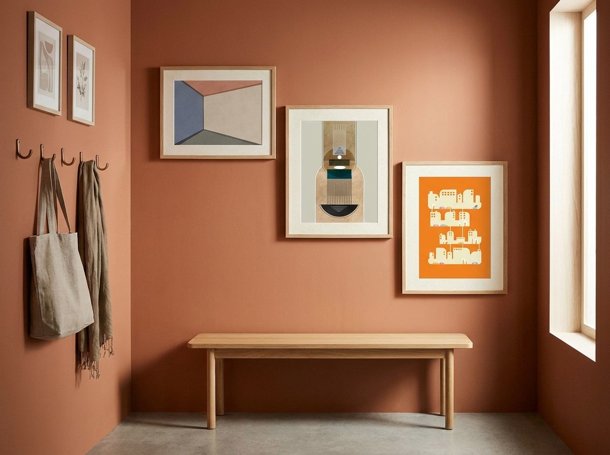 Quiet Geometries Gallery Wall Set arrangement