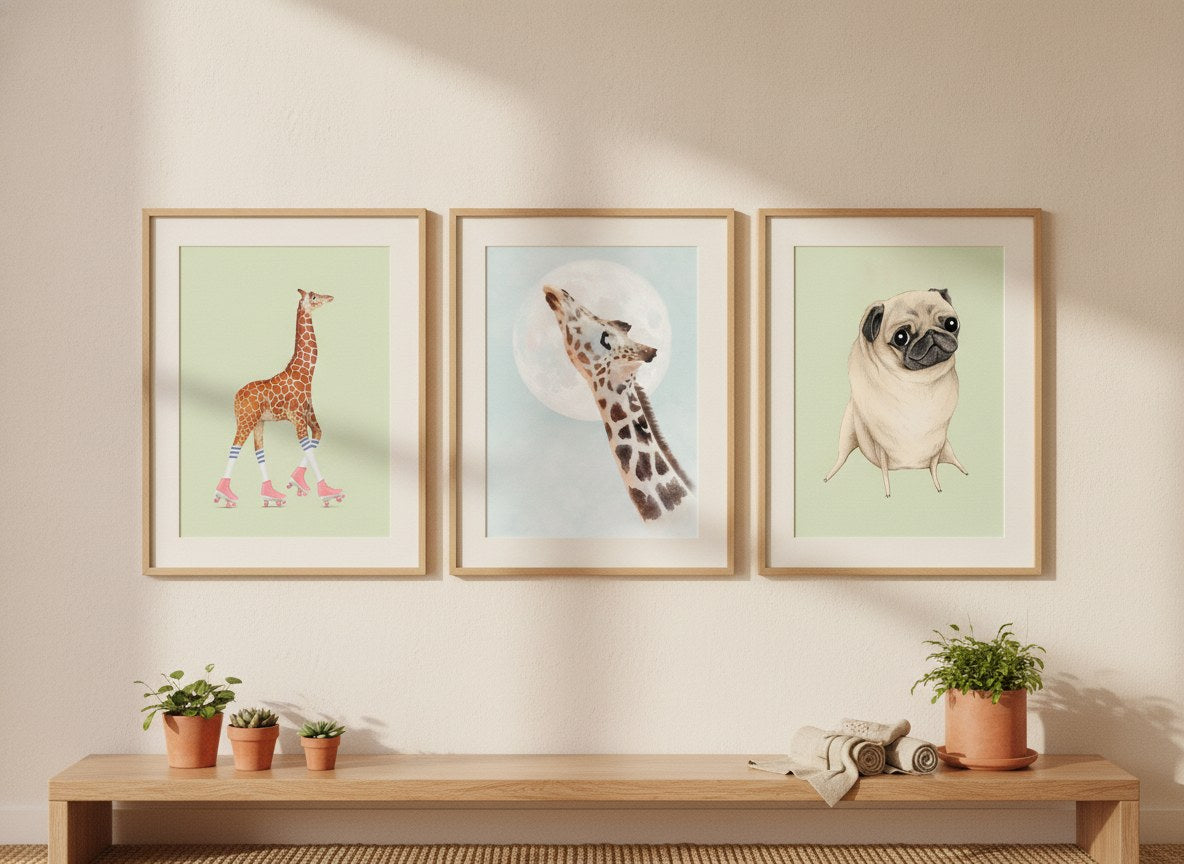 Gentle Giants Gallery Wall Set arrangement