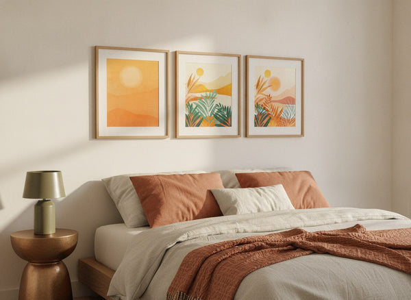 Earthy Echoes — gallery wall set