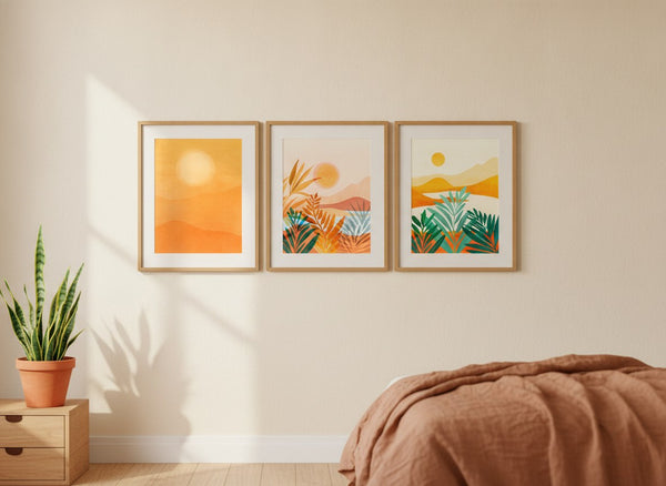 Desert Bloom — gallery wall set
