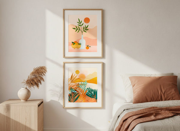 Faded Flora — gallery wall set
