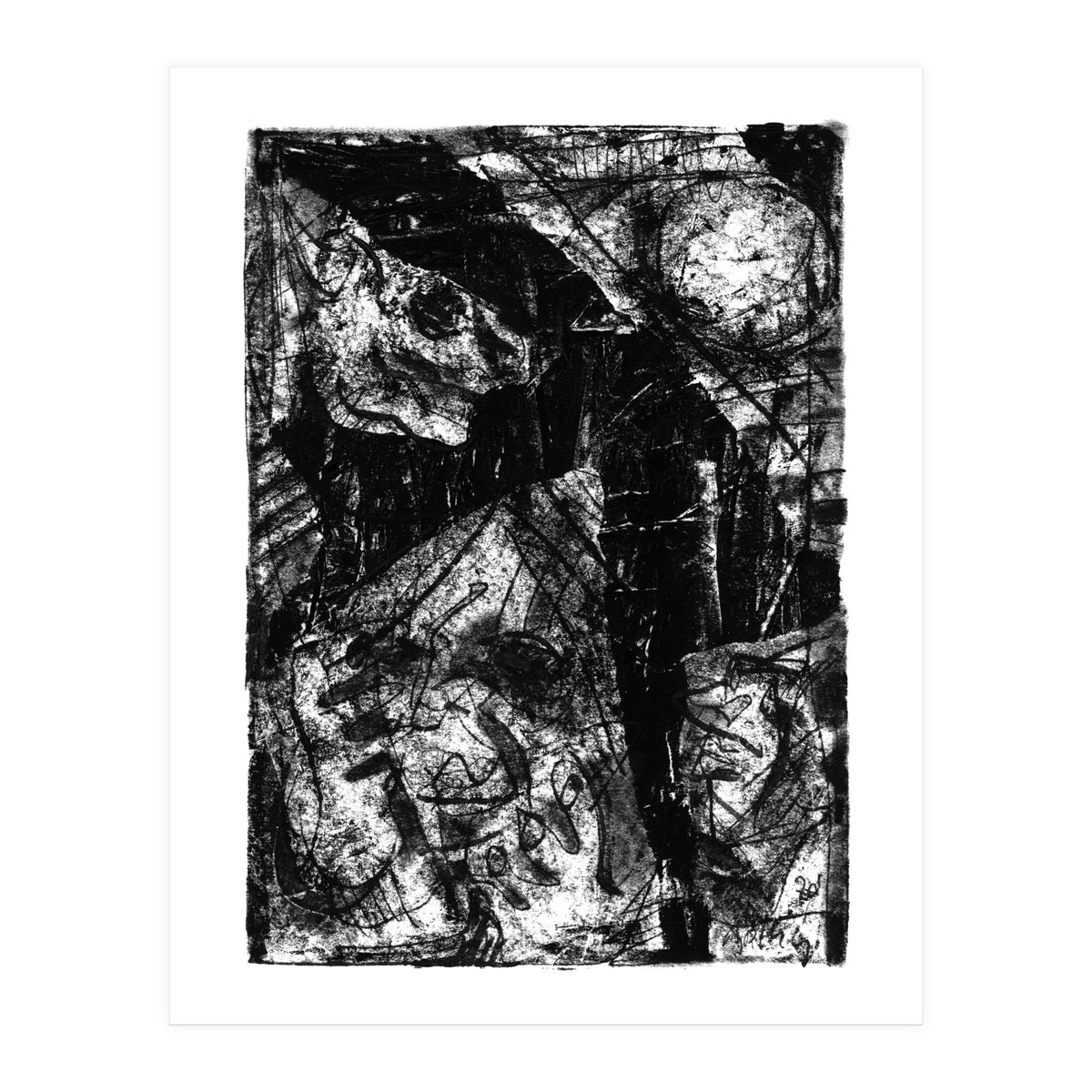 Fright - b&w (Print Only)