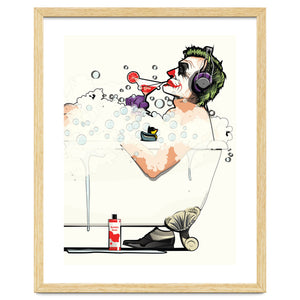 The Joker in the Bath, funny Bathroom Humour by Wyatt9