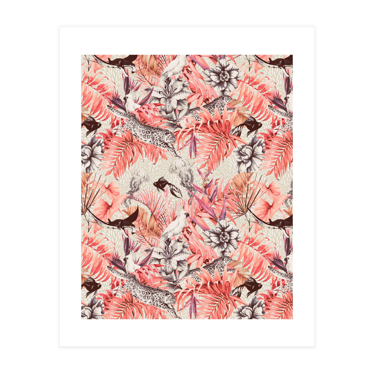 Tropical paradise pink (Print Only)