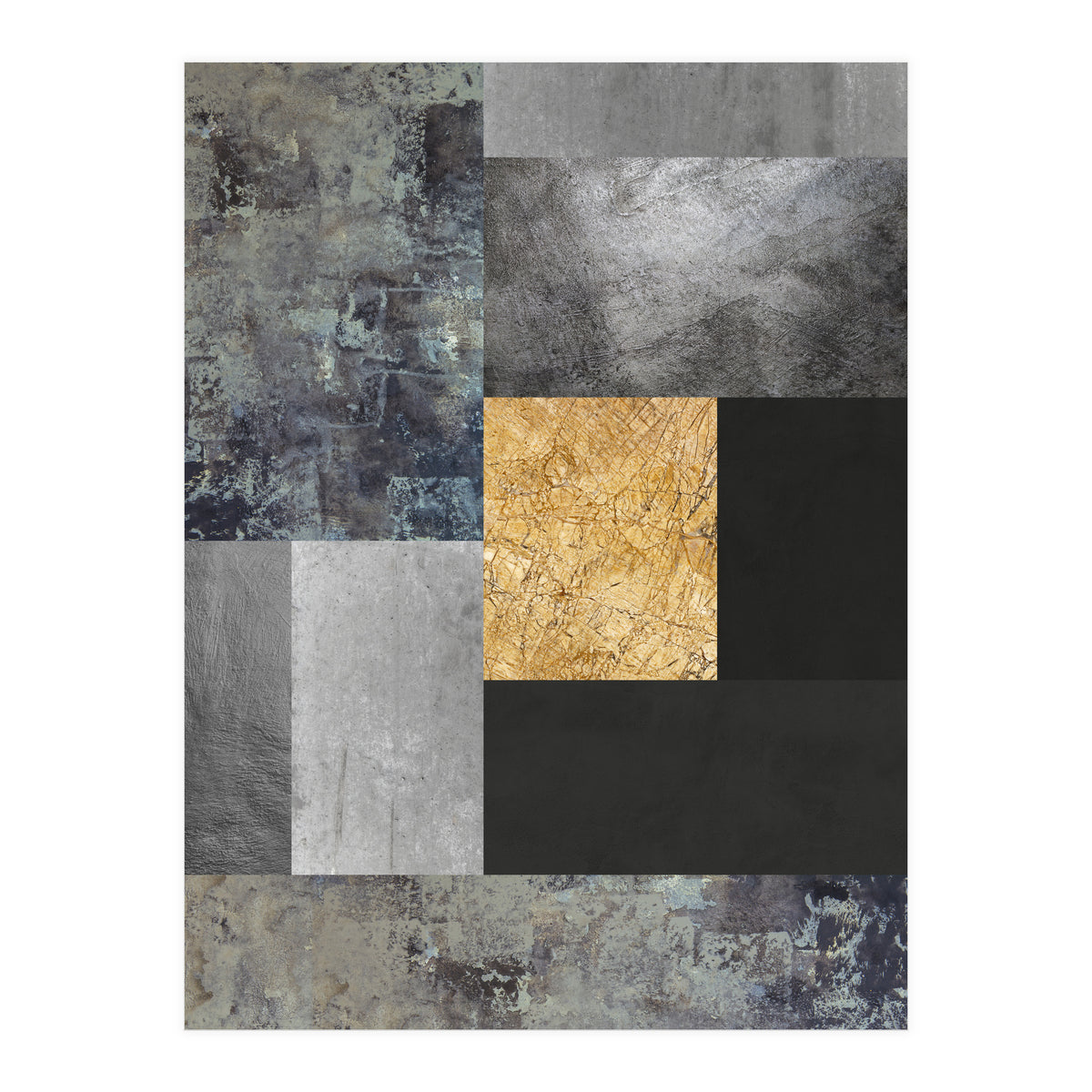Geometric and golden VI (Print Only)