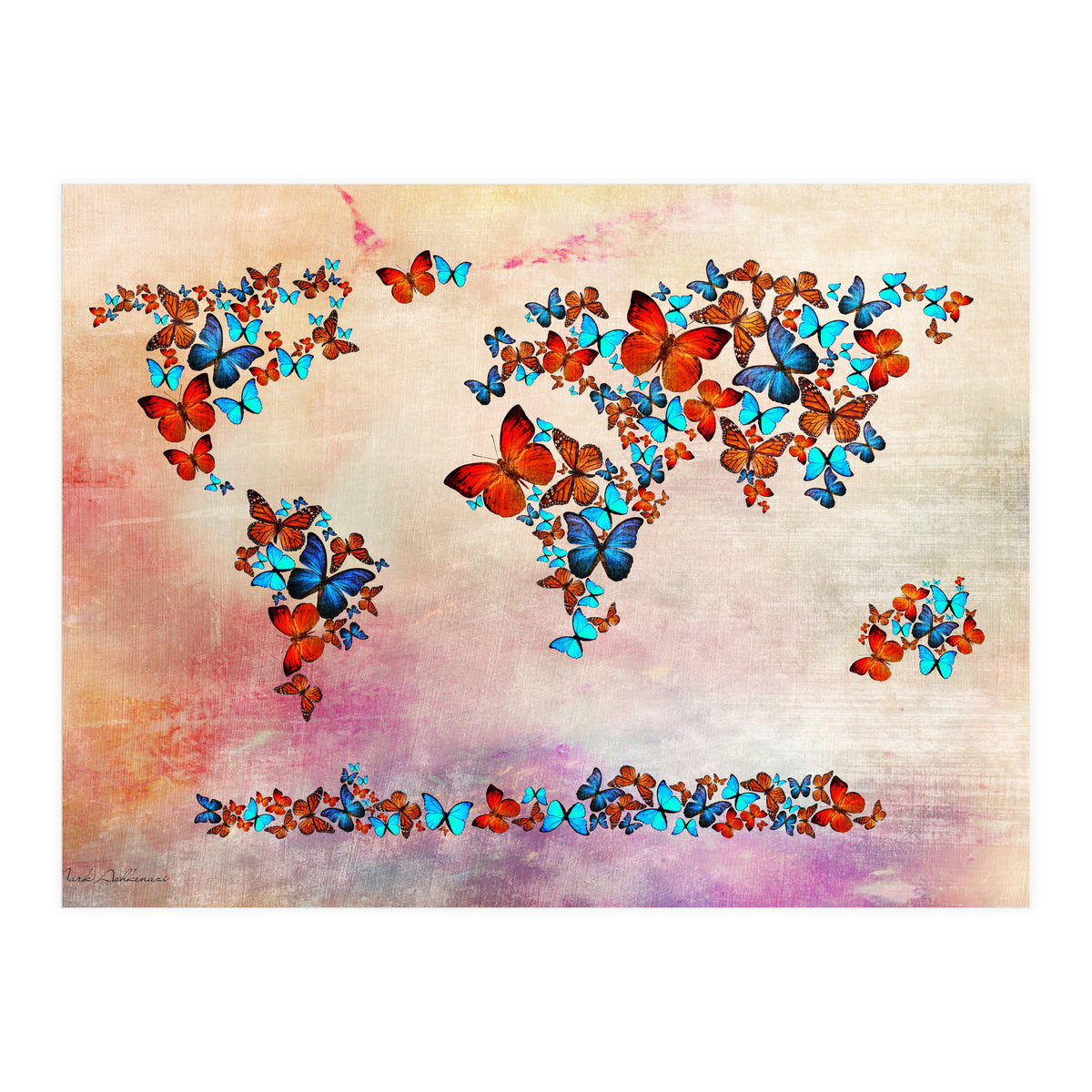 Map Of The World 4 (Print Only)