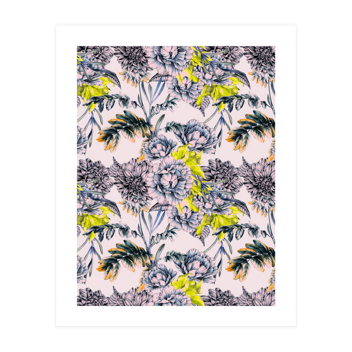Flowering blooming in pink (Print Only)