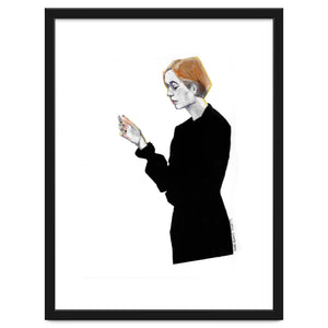 Untitled #33 - Woman without a cigarette by Marc A. Burns