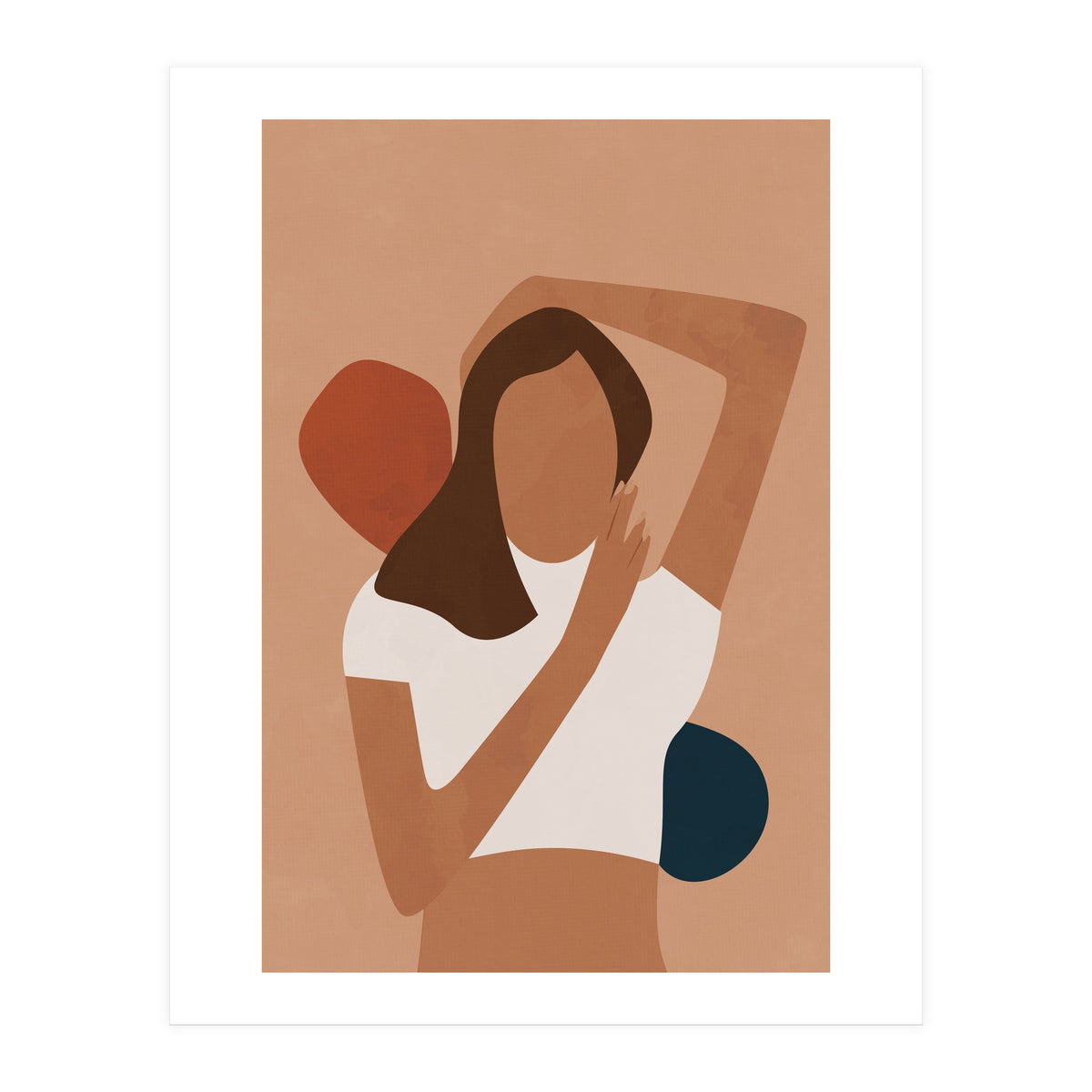Boho Woman EarthyTones (Print Only)