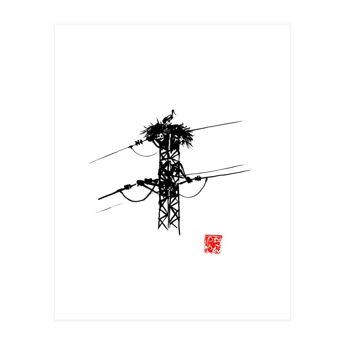 Stork Nest (Print Only)
