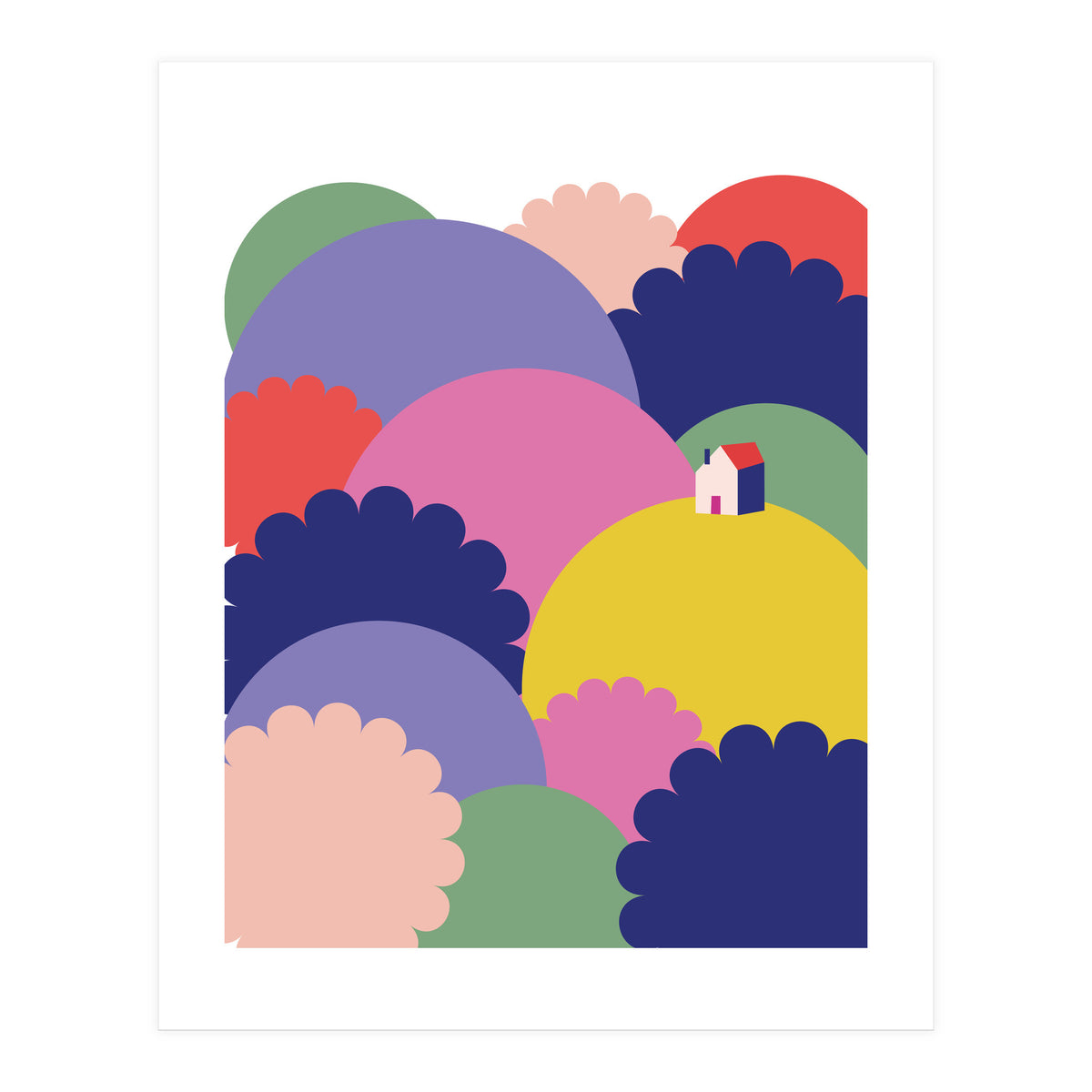Mediterranean Landscape Rgb (Print Only)