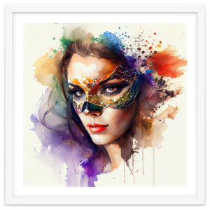 Watercolor Carnival Woman #11 by Chromatic Fusion Studio