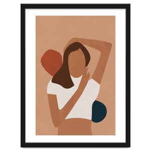 Boho Woman EarthyTones by Technicolorable