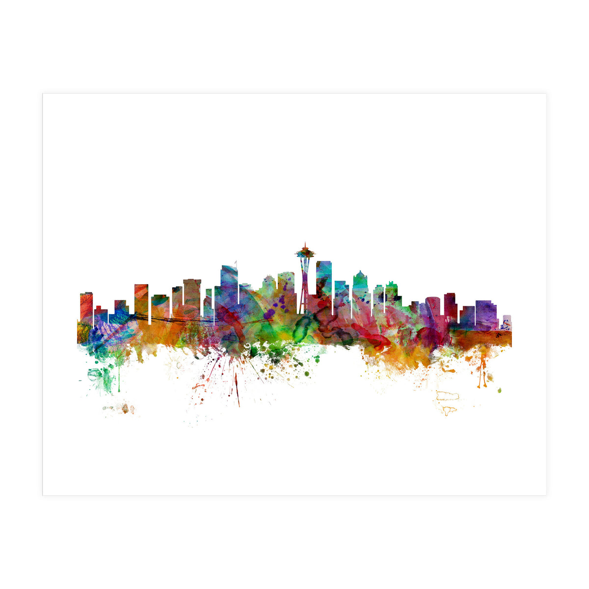 Seattle Washington Skyline (Print Only)