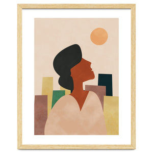 Modern Woman Urban Girl by Technicolorable